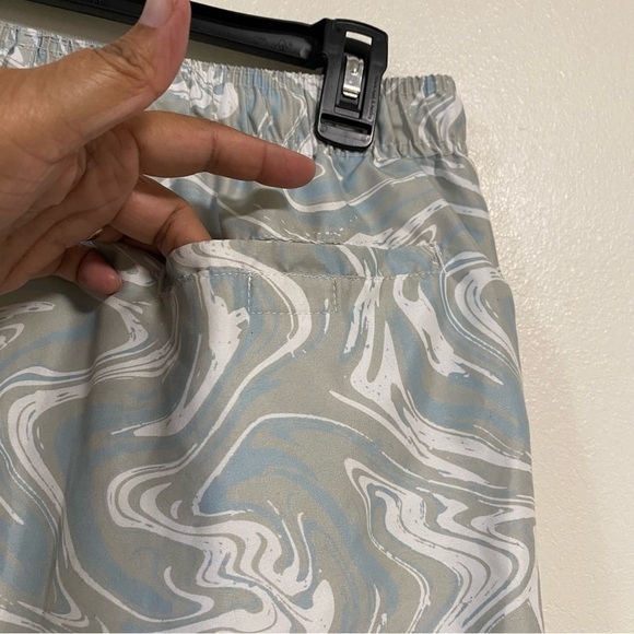 Playboy By PacSun Swim Trunks Men’s Size Medium Marble Swim Short Trunks - Picture 8 of 15